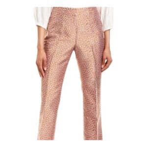 NWOT Kate Spade flora leopard jacquard pant HOT CIDER